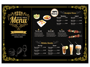 easy to add or edit menu items